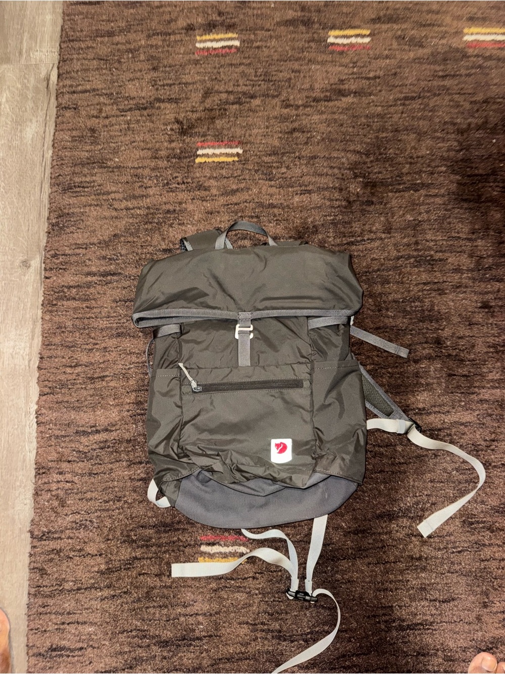 Fjällräven Roll-Top Backpack — Gray